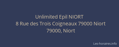 Unlimited Epil NIORT