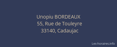 Unopiu BORDEAUX
