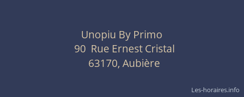 Unopiu By Primo