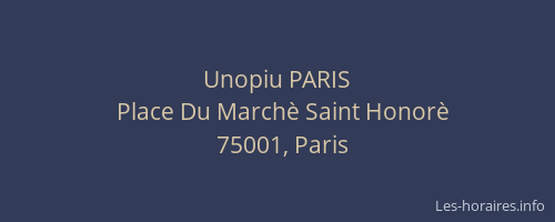 Unopiu PARIS