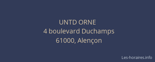 UNTD ORNE