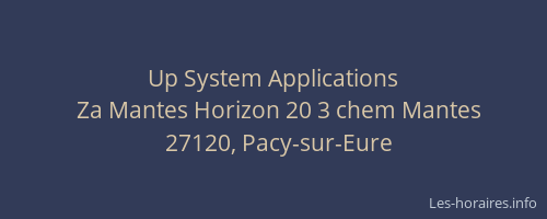 Up System Applications
