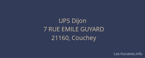 UPS Dijon