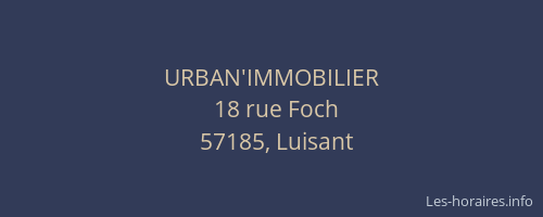 URBAN'IMMOBILIER