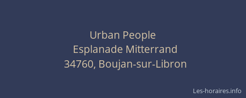 Urban People