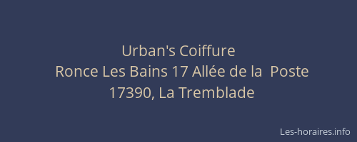 Urban's Coiffure