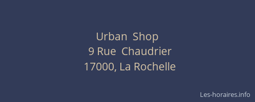 Urban  Shop