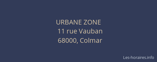 URBANE ZONE