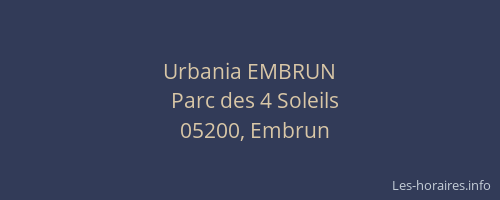 Urbania EMBRUN