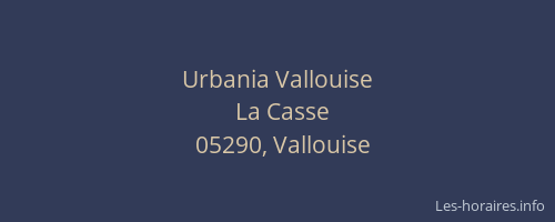 Urbania Vallouise