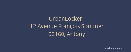 UrbanLocker