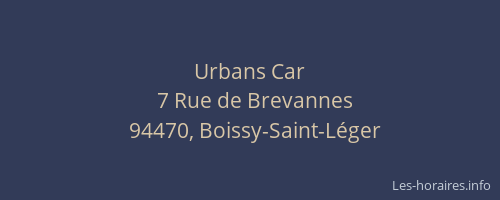 Urbans Car