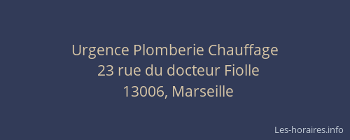 Urgence Plomberie Chauffage