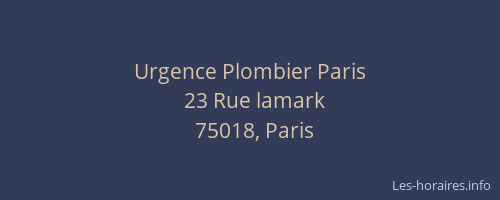 Urgence Plombier Paris
