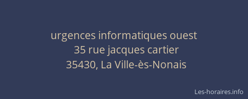 urgences informatiques ouest