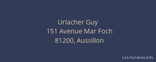 Urlacher Guy