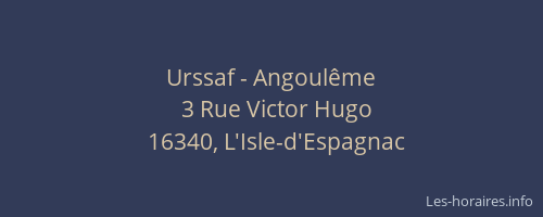 Urssaf - Angoulême