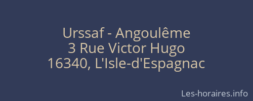 Urssaf - Angoulême