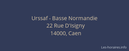 Urssaf - Basse Normandie
