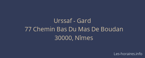 Urssaf - Gard
