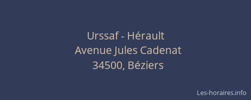 Urssaf - Hérault