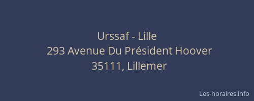 Urssaf - Lille