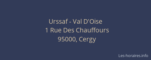 Urssaf - Val D'Oise
