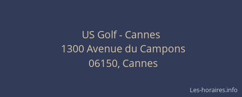 US Golf - Cannes