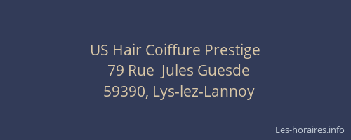 US Hair Coiffure Prestige