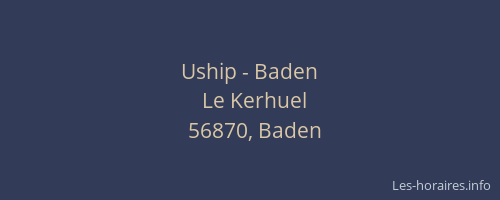 Uship - Baden