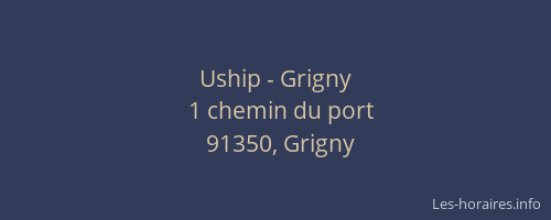 Uship - Grigny