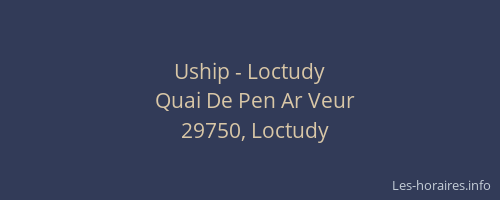 Uship - Loctudy