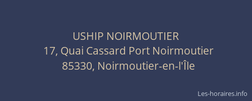 USHIP NOIRMOUTIER