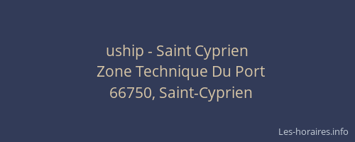 uship - Saint Cyprien
