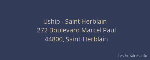 Uship - Saint Herblain