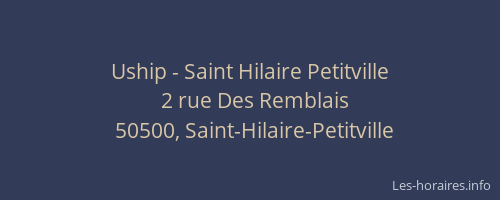 Uship - Saint Hilaire Petitville