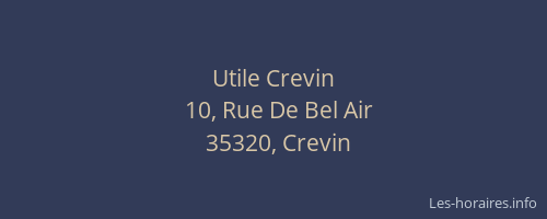 Utile Crevin