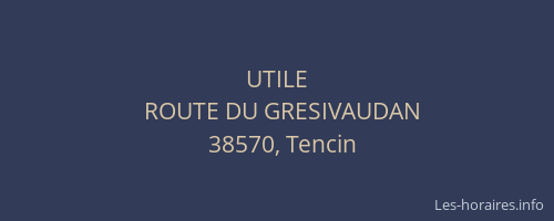 UTILE