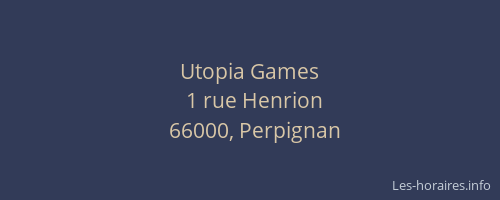Utopia Games