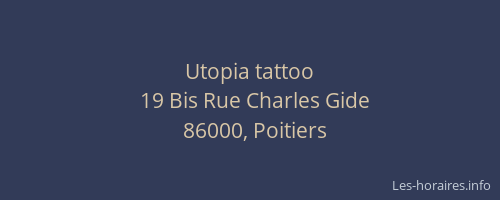 Utopia tattoo