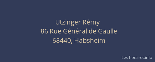 Utzinger Rémy