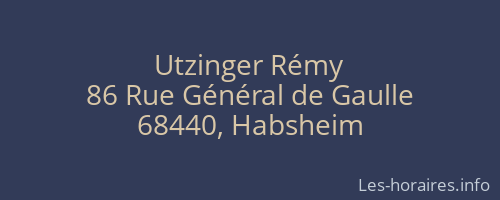 Utzinger Rémy