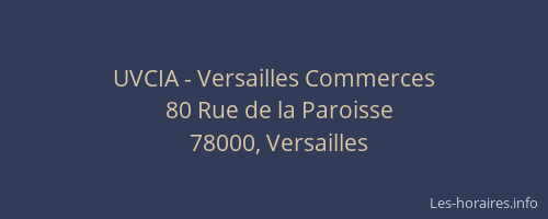 UVCIA - Versailles Commerces