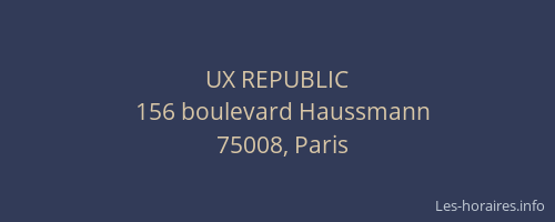 UX REPUBLIC