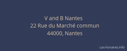 V and B Nantes