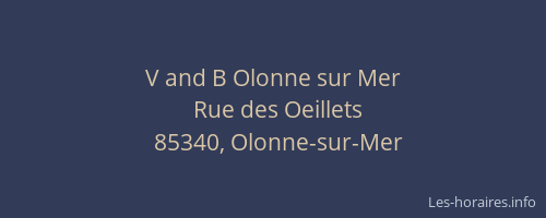 V and B Olonne sur Mer