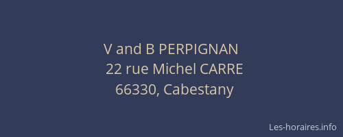 V and B PERPIGNAN