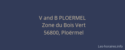 V and B PLOERMEL