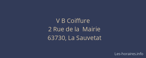 V B Coiffure