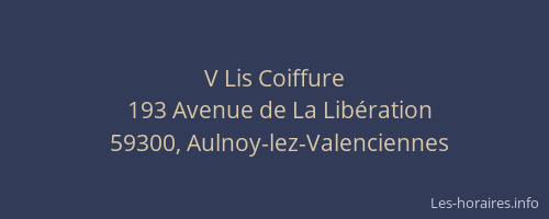 V Lis Coiffure